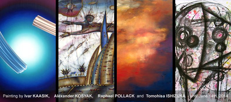 art place berlin - exhibition: Painting by Tomohisa ISHIZUKA, Ivar KAASIK, Alexander KOSYAK, Raphael POLLACK